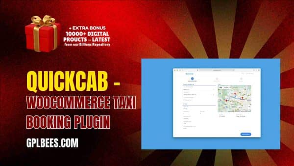Quickcab – Woocommerce Taxi Booking Plugin At Best Price - Gpl Bees