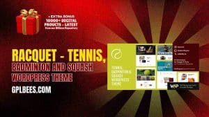 Racquet – Tennis, Badminton and Squash WordPress Theme - Buy GPL 385 at Best Price