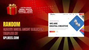 Random – Creative Digital Agency Elementor Template Kit - Buy GPL 169 at Best Price
