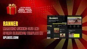 Ranner – Marathon Running Club and Sports Elementor Template Kit - Buy GPL 169 at Best Price