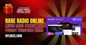 Rare Radio Online Music Radio Station and Podcast WordPress Theme - Buy GPL 385 at Best Price