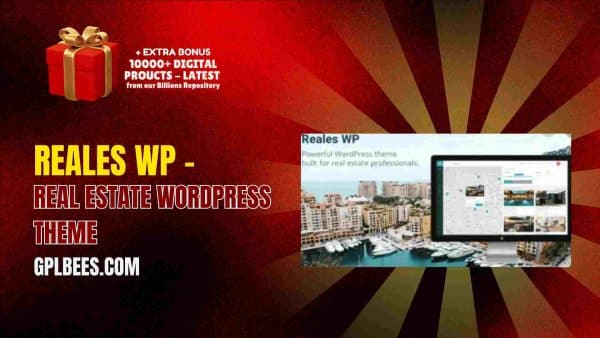 Reales Wp – Real Estate Wordpress Theme At Best Price - Gpl Bees
