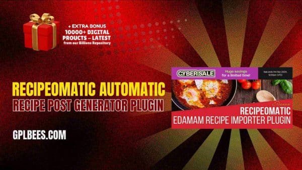 Recipeomatic Automatic Recipe Post Generator Plugin - Gpl Bees Recipeomatic Automatic Recipe Post Generator Plugin At Best Price - Gpl Bees