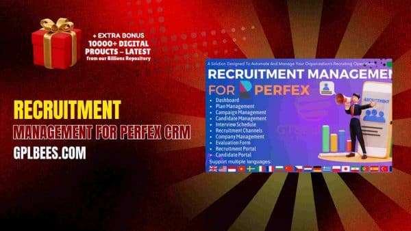 Recruitment Management For Perfex Crm At Best Price - Gpl Bees