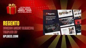 Regento – Business Agency Elementor Template Kit - Buy GPL 171 at Best Price