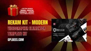 Rekam Kit – Modern Videographer Elementor Template Kit - Buy GPL 171 at Best Price