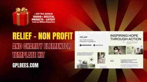 Relief – Non Profit and Charity Elementor Template Kit - Buy GPL 172 at Best Price