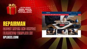 Repairman – Gadget Repair and Service Elementor Template Kit - Buy GPL 173 at Best Price