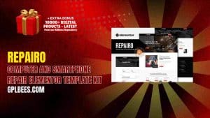 Repairo – Computer and Smartphone Repair Elementor Template Kit - Buy GPL 174 at Best Price
