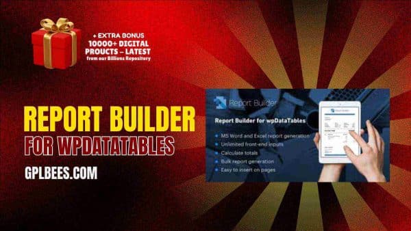 Report Builder For Wpdatatables At Best Price - Gpl Bees