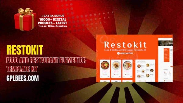 Restokit – Food And Restaurant Elementor Template Kit At Best Price - Gpl Bees