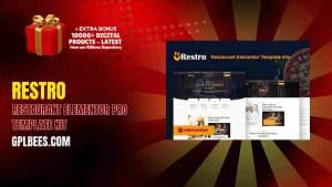 Restro – Restaurant Elementor Pro Template Kit - Buy GPL 175 at Best Price