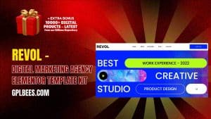 Revol – Digital Marketing Agency Elementor Template Kit - Buy GPL 175 at Best Price