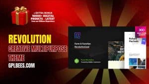 Revolution Creative Multipurpose Theme - Buy GPL 8 at Best Price