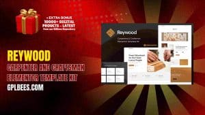 Reywood – Carpenter and Craftsman Elementor Template Kit - Buy GPL 176 at Best Price