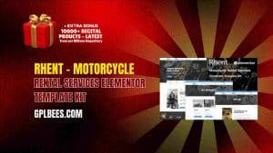 Rhent – Motorcycle Rental Services Elementor Template Kit - Buy GPL 176 at Best Price