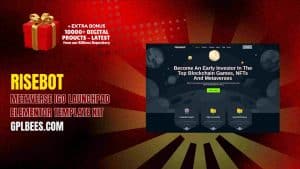 Risebot – Metaverse IGO Launchpad Elementor Template Kit - Buy GPL 176 at Best Price