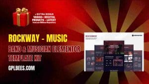 Rockway – Music Band & Musician Elementor Template Kit - Buy GPL 178 at Best Price