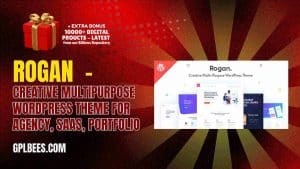 Rogan  - Creative Multipurpose WordPress Theme for Agency, Saas, Portfolio - Buy GPL 8 at Best Price