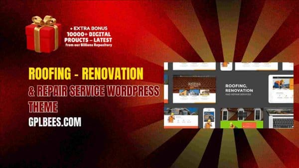 Roofing – Renovation &Amp; Repair Service Wordpress Theme At Best Price - Gpl Bees