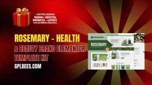Rosemary – Health & Beauty Brand Elementor Template Kit - Buy GPL 179 at Best Price