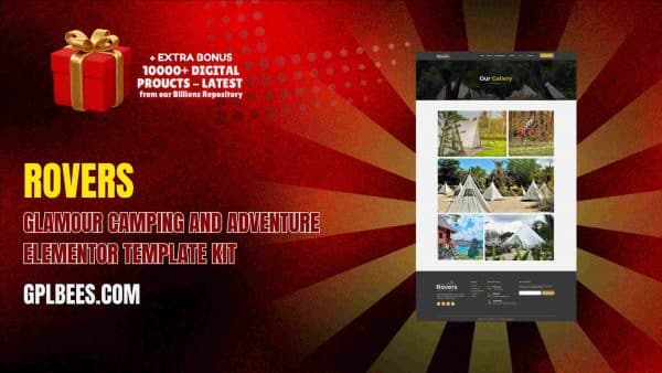 Rovers – Glamour Camping And Adventure Elementor Template Kit At Best Price - Gpl Bees