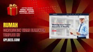 Rumah – Construction Theme Elementor Template Kit - Buy GPL 181 at Best Price