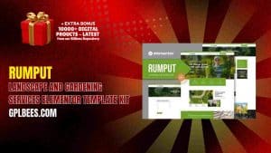 Rumput – Landscape and Gardening Services Elementor Template Kit - Buy GPL 181 at Best Price