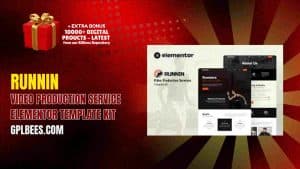 Runnin – Video Production Service Elementor Template Kit - Buy GPL 181 at Best Price
