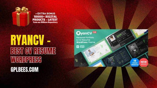 Ryancv – Best Cv Resume Wordpress At Best Price - Gpl Bees
