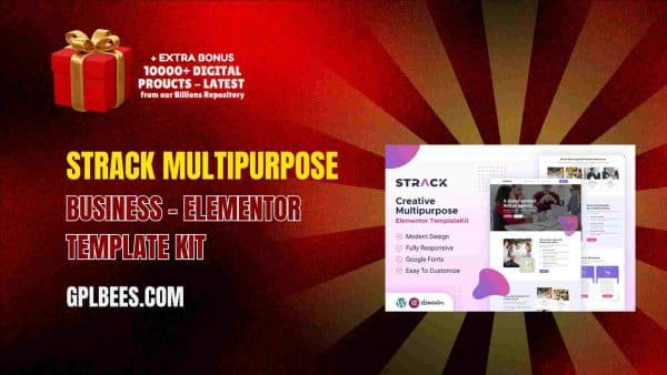 Strack Multipurpose Business – Elementor Template Kit At Best Price - Gpl Bees