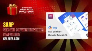 Saap – Saas and Software Elementor Template Kit - Buy GPL 182 at Best Price