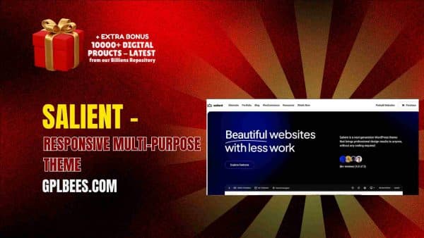 Salient ? Responsive Multi-Purpose Theme At Best Price - Gpl Bees