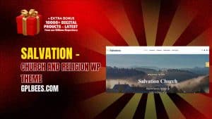 Salvation – Church and Religion WP Theme - Buy GPL 407 at Best Price