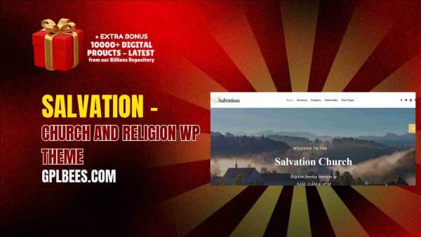 Salvation – Church And Religion Wp Theme At Best Price - Gpl Bees