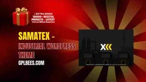 Samatex – Industrial WordPress Theme - Buy GPL 407 at Best Price