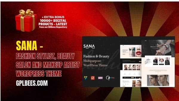 Sana – Fashion Stylist, Beauty Salon And Makeup Artist Wordpress Theme At Best Price - Gpl Bees