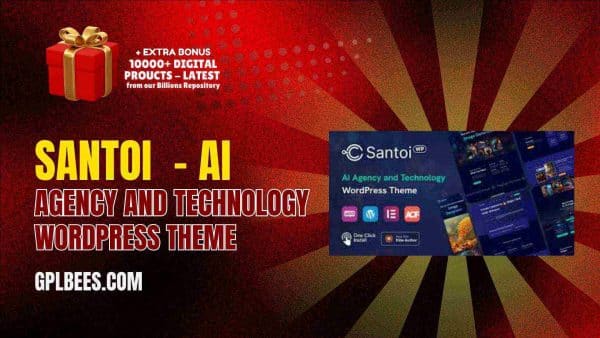 Santoi  - Ai Agency And Technology Wordpress Theme At Best Price - Gpl Bees