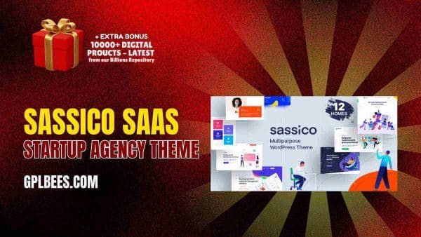 Sassico Saas Startup Agency Theme At Best Price - Gpl Bees
