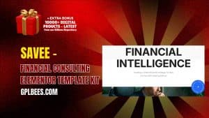 Savee – Financial Consulting Elementor Template Kit