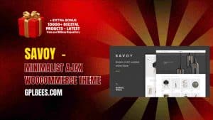 Savoy  - Minimalist AJAX WooCommerce Theme - Buy GPL 410 at Best Price