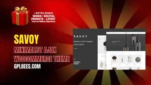 Savoy Minimalist AJAX WooCommerce Theme - Buy GPL 410 at Best Price