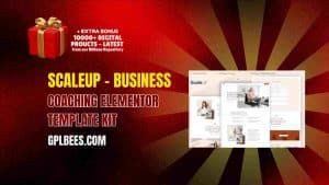 ScaleUP – Business Coaching Elementor Template Kit - Buy GPL 184 at Best Price
