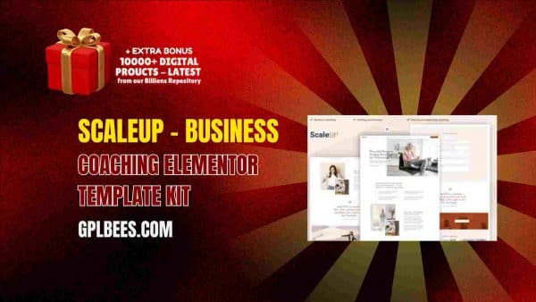 Scaleup – Business Coaching Elementor Template Kit At Best Price - Gpl Bees