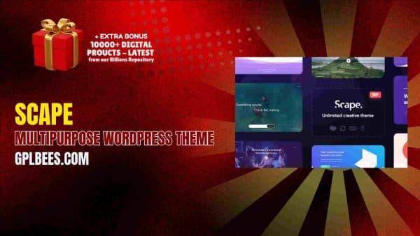Scape – Multipurpose Wordpress Theme At Best Price - Gpl Bees