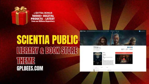 Scientia Public Library &Amp; Book Store Theme At Best Price - Gpl Bees