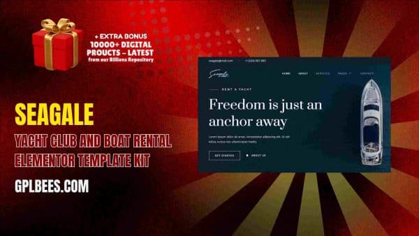 Seagale – Yacht Club And Boat Rental Elementor Template Kit At Best Price - Gpl Bees