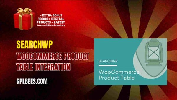 Searchwp Woocommerce Product Table Integration At Best Price - Gpl Bees