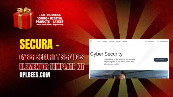 Secura – Cyber Security Services Elementor Template Kit At Best Price - Gpl Bees