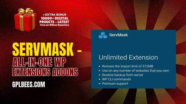 Servmask – All-In-One Wp Extensions/Addons At Best Price - Gpl Bees